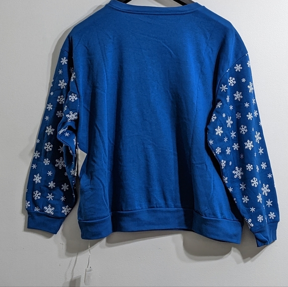 NEW Disney Stitch Women's Christmas Light Up Pullover Sweatshirt, Size 3XL(21) - Picture 4 of 7